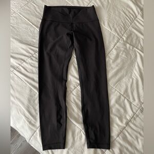 lululemon wunder train high rise leggings 25’’length size 10